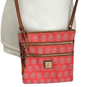 Dooney & Bourke NC State University crossbody leather bag purse.